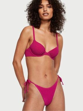 Victoria’s Secret Forever Pink Brazilian Shimmer Swim
Bikini Bottom
